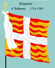 régiment d’Aulbonne de 1774 à 1783