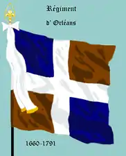 régiment d’Orléans de 1660 à 1791