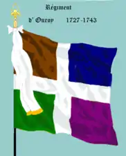 régiment d’Ourouer de 1727 à 1743