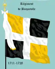 Régiment de Bacqueville de 1711 à 1728