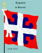 régiment de Barrois de 1714 à 1717