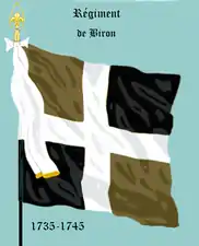 régiment de Biron de 1735 à 1745