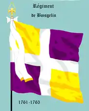 Drapeau d'ordonnance du régiment de Boisgélin