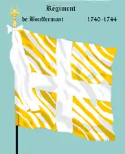 régiment de Bauffremont de 1740 à 1744