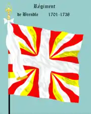 régiment de Brendle de 1701 à 1738