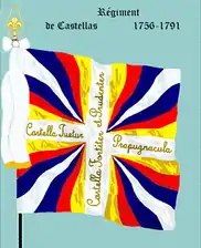 régiment de Castellas de 1756 à 1791