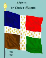 régiment de Catalan-Mazarin de 1655 à 1661