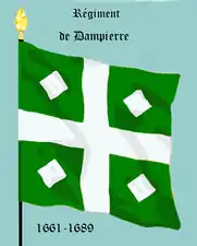 régiment de Dampierre de 1652 à 1689