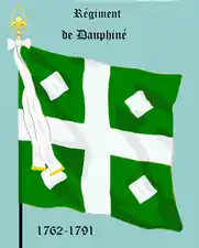 régiment de Dauphiné de 1762 à 1791