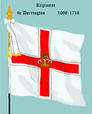 régiment de Dorington de 1697 à 1718