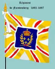 régiment de Furstemberg de 1693 à 1697