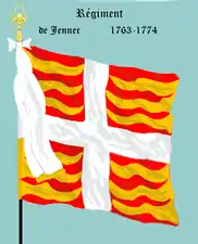 régiment de Jenner de 1763 à 1774