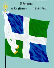 régiment de La Marine de 1636 à 1791