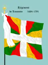 régiment de Limousin de 1684 à 1791