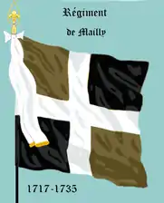 régiment de Mailly de 1717 à 1735