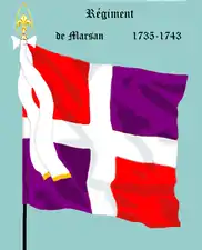 Régiment de Marsan de 1735 à 1743