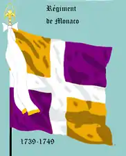 régiment de Monaco de 1739 à 1749