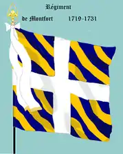 régiment de Montfort de 1719 à 1721