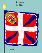 régiment de Nice de 1678 à 1691