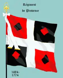 régiment de Provence de 1684 à 1770