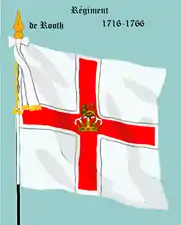 régiment de Rooth de 1718 à 1766