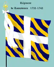 régiment de Rosnyvinen de 1733 à 1743