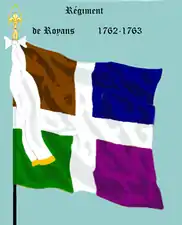 régiment de Royans en 1762