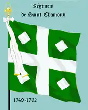 régiment de Saint-Chamond de 1749 à 1762