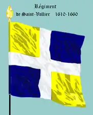 régiment de Saint-Vallier de 1666 à 1671