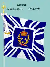 régiment de Salm-Salm de 1783 à 1791