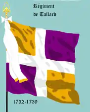 régiment de Tallard de 1732 à 1739