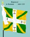 drapeau d’Ordonnance du régiment de Toulouse de 1684 à 1737