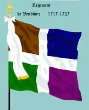 régiment de Vendôme de 1717 à 1727