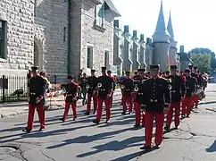 La musique de l'infanterie de Lille.