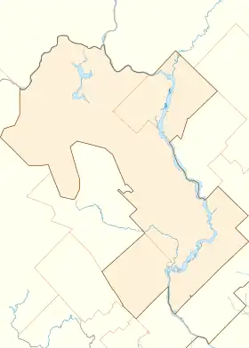 (Voir situation sur carte : agglomération de recensement de Shawinigan)