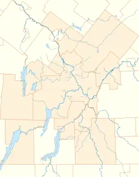 Voir sur la carte topographique de région métropolitaine de Sherbrooke