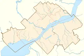 (Voir situation sur carte : région métropolitaine de Trois-Rivières)