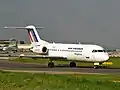 Fokker 70 aux anciennes couleurs d'Air France et de Régional