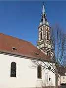 Clocher église, côté sud.