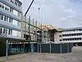 Le lycée depuis la cour intérieure en novembre 2006