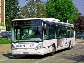 Autobus Irisbus Citelis 12 du réseau de bus Grand R, en avril 2011.