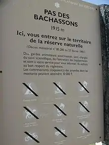 Balisage au Pas des Bachassons