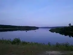 Vue depuis la digue secondaire.