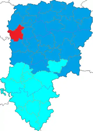 Nuance politique des candidats arrivés en tête dans chaque canton au 1er tour dans le département de l'Aisne.