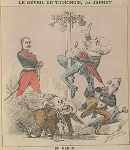 Le Réveil du Tonkinois (La Jeune Garde, 30 décembre 1888).