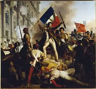 Combat devant l'Hôtel de ville (28 juillet 1830) (Petit Palais, Paris)