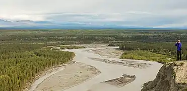 La rivière Copper à Glennallen. Août 2017.