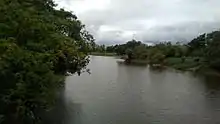 Vue du río Pilcomayo depuis le pont San Ignacio de Loyola.