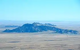 Vue aérienne de la Rössingberge.