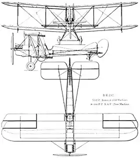 vue en plan de l’avion